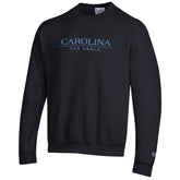 Carolina Tar Heels Embroidered Crewneck